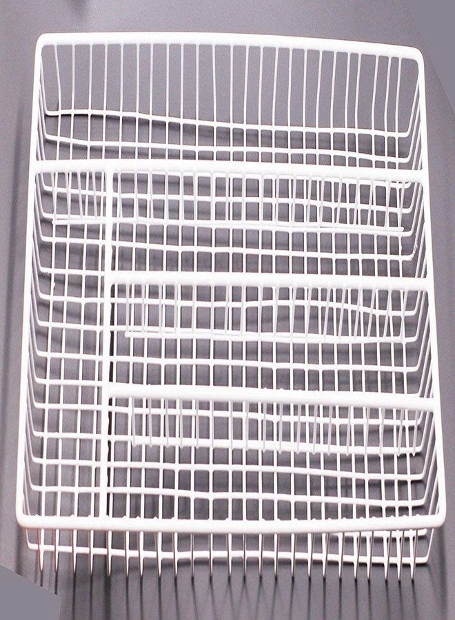 INDIAN DECOR 28970 Stainless Steel Large Cutlery Tray 36 x 26 cm (White, 36 x 26 cm) - Image 1